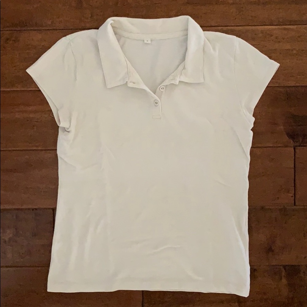 Vintage white/cream colored button down shirt